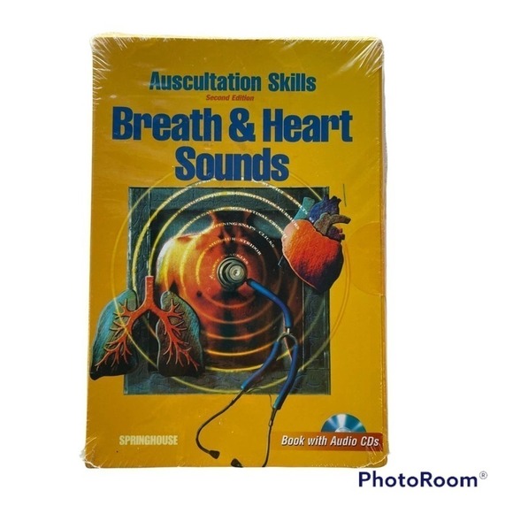 Auscultation Skills Second Edition Breath & Heart Sounds Book Audio CDs - Picture 1 of 13